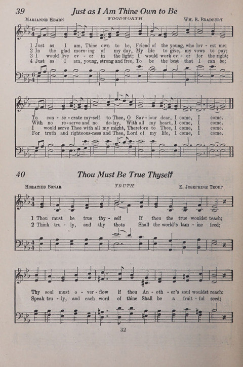 The Junior Hymnal page 32