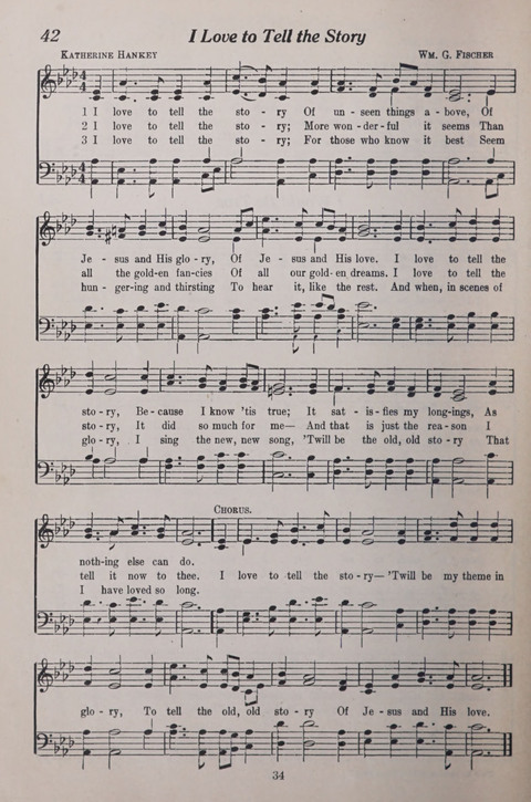The Junior Hymnal page 34