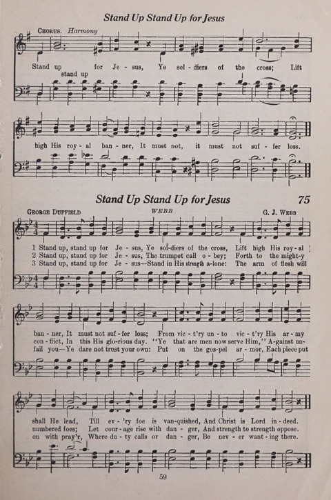 The Junior Hymnal page 59