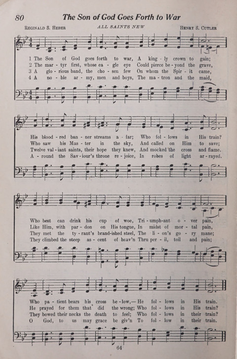 The Junior Hymnal page 64
