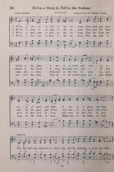 The Junior Hymnal page 76