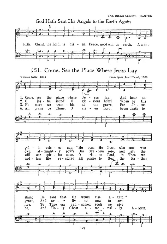 The Junior Hymnal, Containing Sunday School and Luther League Liturgy and Hymns for the Sunday School page 127
