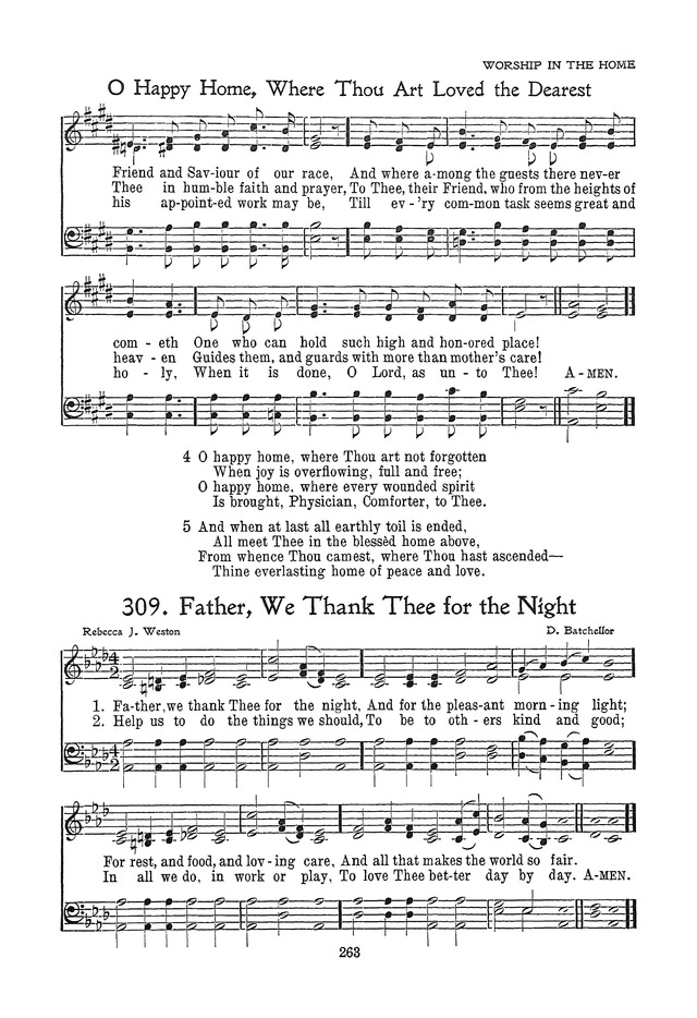 The Junior Hymnal, Containing Sunday School and Luther League Liturgy and Hymns for the Sunday School page 263