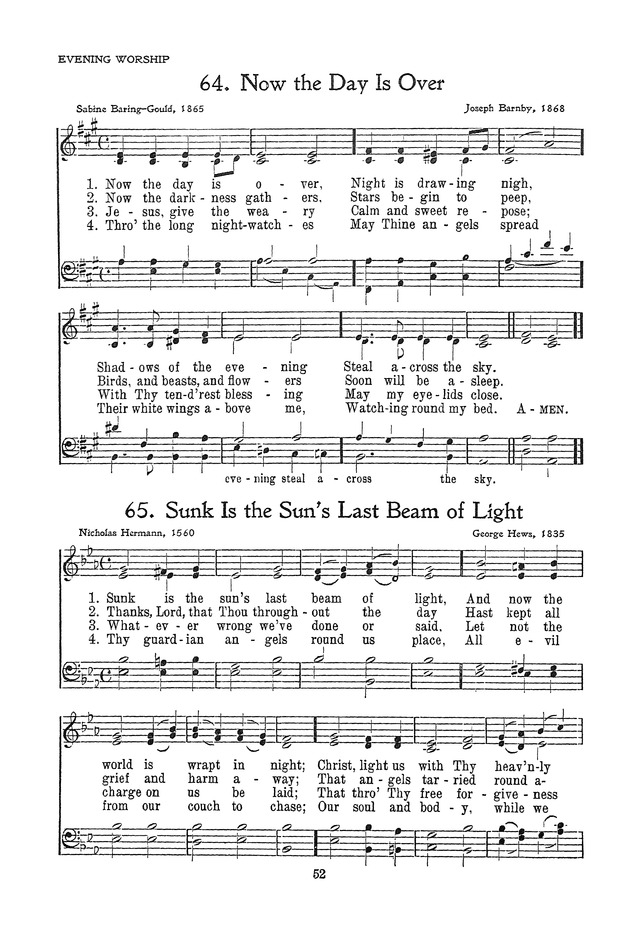 The Junior Hymnal, Containing Sunday School and Luther League Liturgy and Hymns for the Sunday School page 52