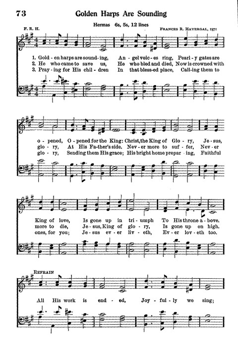 Junior Hymns and Songs: for use in Church School, Sunday Session, Week Day Session, Vacation Session, Junior Societies (Judson Ed.) page 72