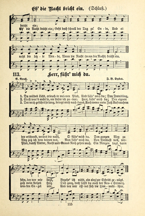 Jubel-Klänge: eine Sammlung geistlicher Lieder für Sonntagschulen und Jugendvereine page 115
