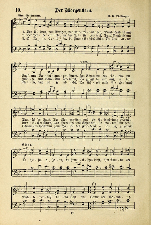Jubel-Klänge: eine Sammlung geistlicher Lieder für Sonntagschulen und Jugendvereine page 12