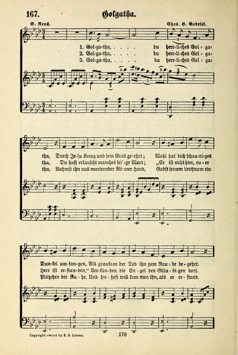 Jubel-Klänge: eine Sammlung geistlicher Lieder für Sonntagschulen und Jugendvereine page 170