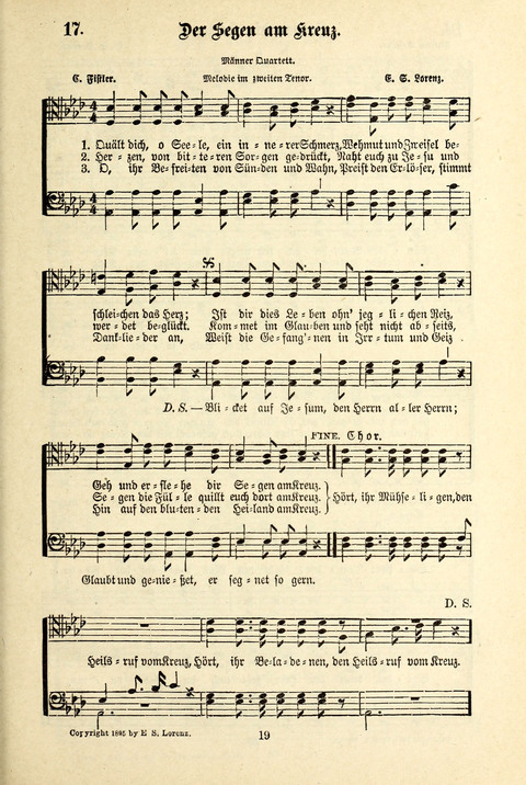 Jubel-Klänge: eine Sammlung geistlicher Lieder für Sonntagschulen und Jugendvereine page 19