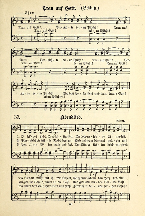 Jubel-Klänge: eine Sammlung geistlicher Lieder für Sonntagschulen und Jugendvereine page 39