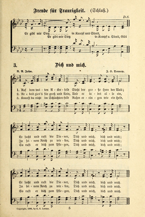 Jubel-Klänge: eine Sammlung geistlicher Lieder für Sonntagschulen und Jugendvereine page 5