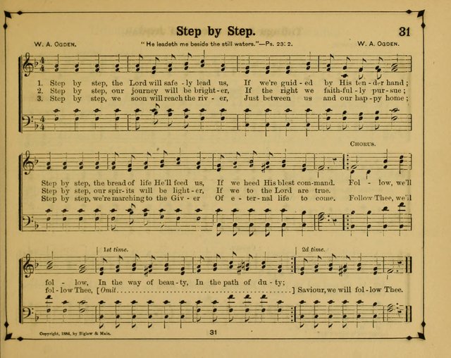 Joyful Lays: a new collection of songs, prepared and adapted for the Sunday School page 36