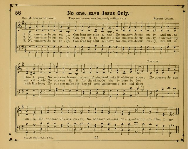 Joyful Lays: a new collection of songs, prepared and adapted for the Sunday School page 61