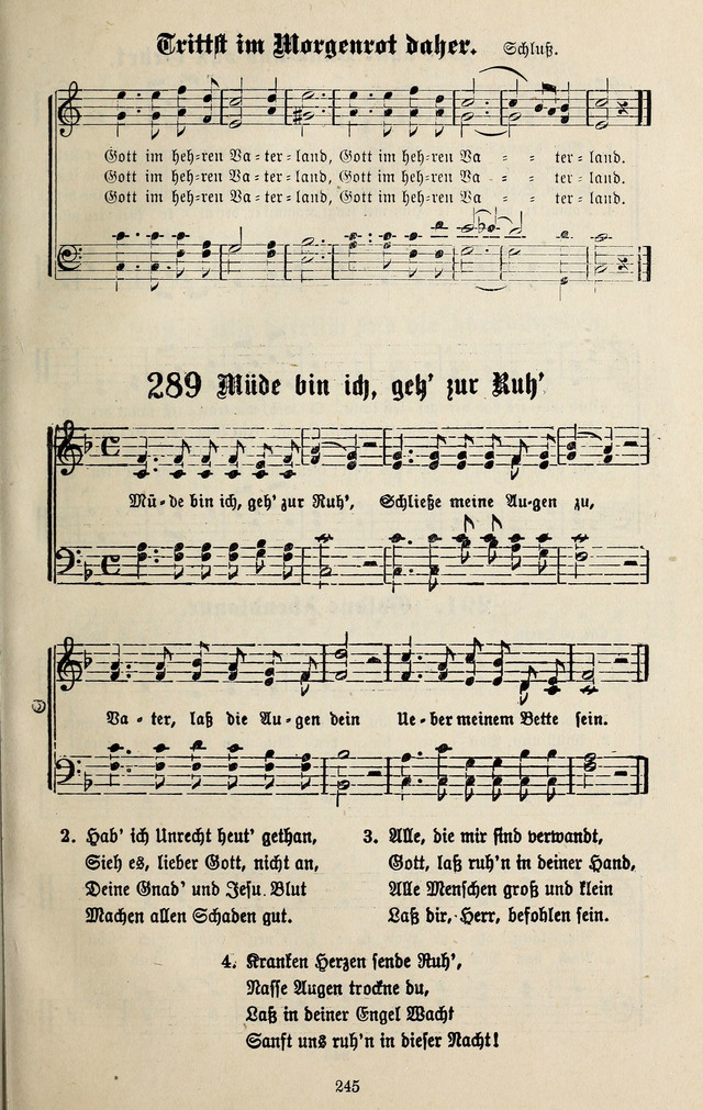 Jugendharfe: Liederbuch für Christliche Vereine, Kirchenchöre, und Sonntagsschulen page 245
