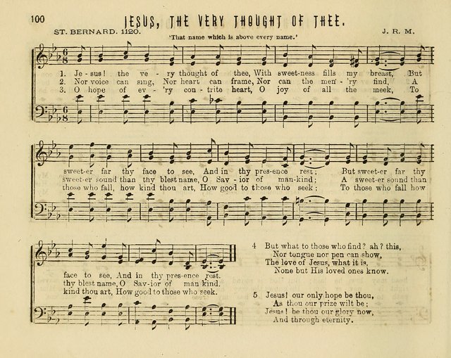 Joyful Songs: a choice collection of new Sunday School music page 100