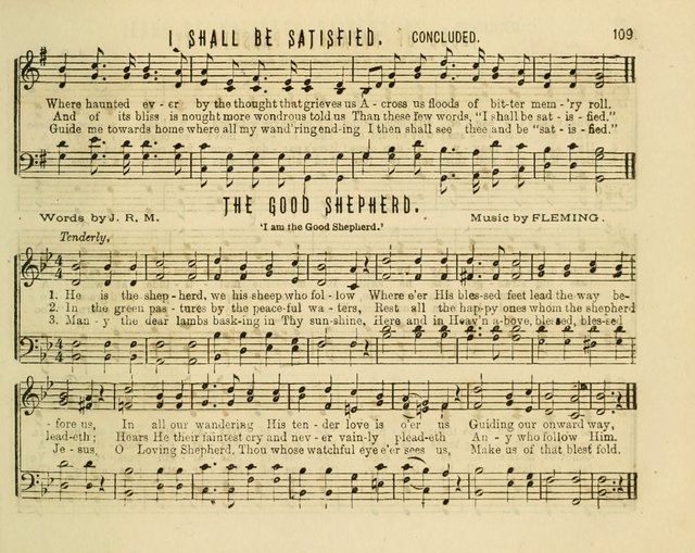 Joyful Songs: a choice collection of new Sunday School music page 109