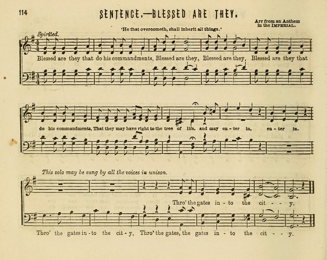 Joyful Songs: a choice collection of new Sunday School music page 114