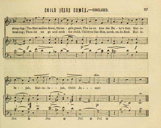 Joyful Songs: a choice collection of new Sunday School music page 117