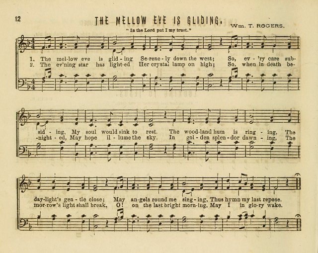 Joyful Songs: a choice collection of new Sunday School music page 12