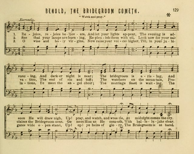 Joyful Songs: a choice collection of new Sunday School music page 129