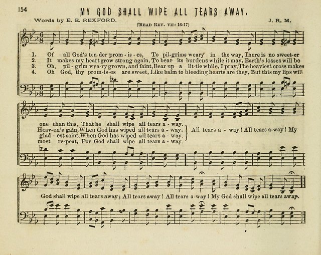Joyful Songs: a choice collection of new Sunday School music page 154