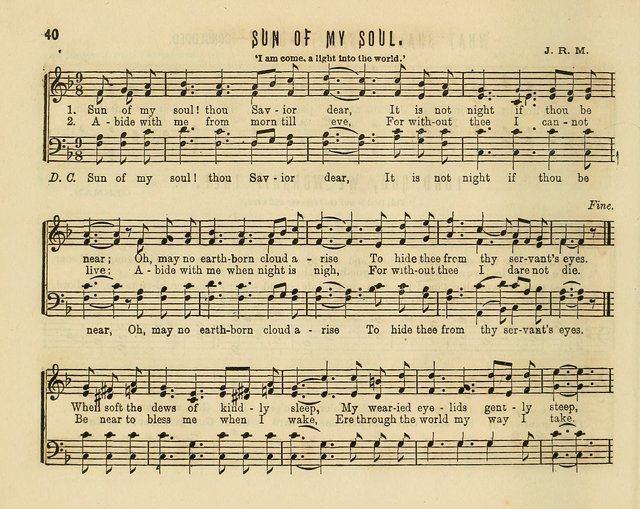 Joyful Songs: a choice collection of new Sunday School music page 40