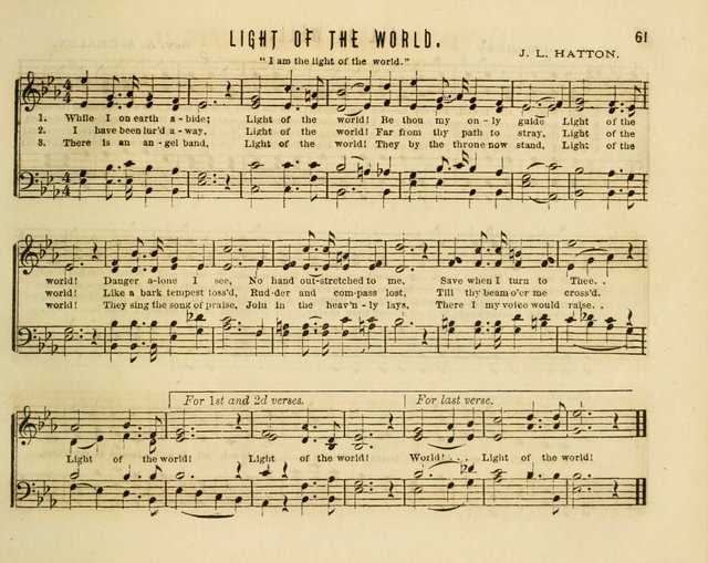 Joyful Songs: a choice collection of new Sunday School music page 61