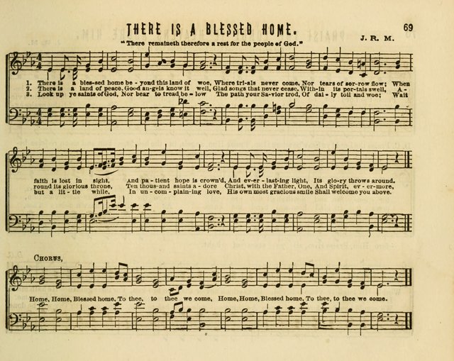 Joyful Songs: a choice collection of new Sunday School music page 69