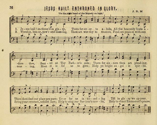 Joyful Songs: a choice collection of new Sunday School music page 76