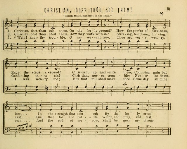 Joyful Songs: a choice collection of new Sunday School music page 81
