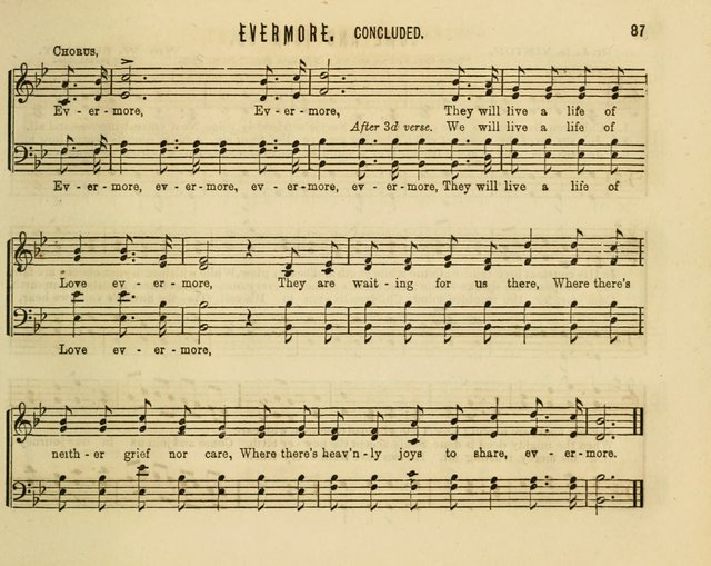 Joyful Songs: a choice collection of new Sunday School music page 87