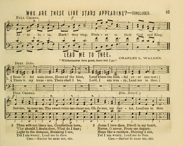 Joyful Songs: a choice collection of new Sunday School music page 93
