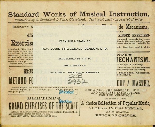 Joyful Songs: a choice collection of new Sunday School music page ii