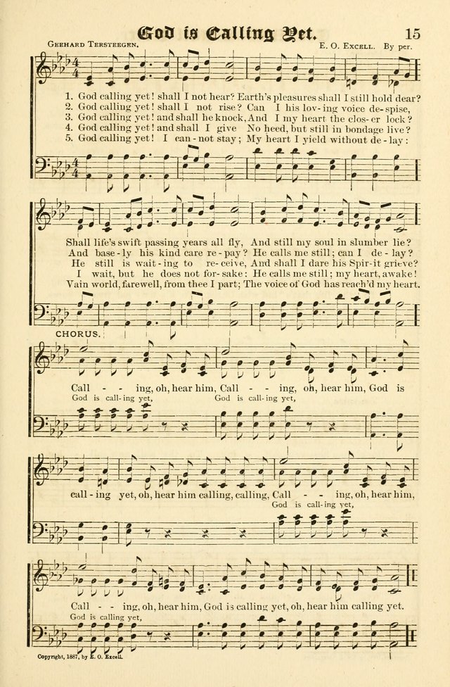 Joyful Sound: a collection of new hymns and music with familiar selections page 15
