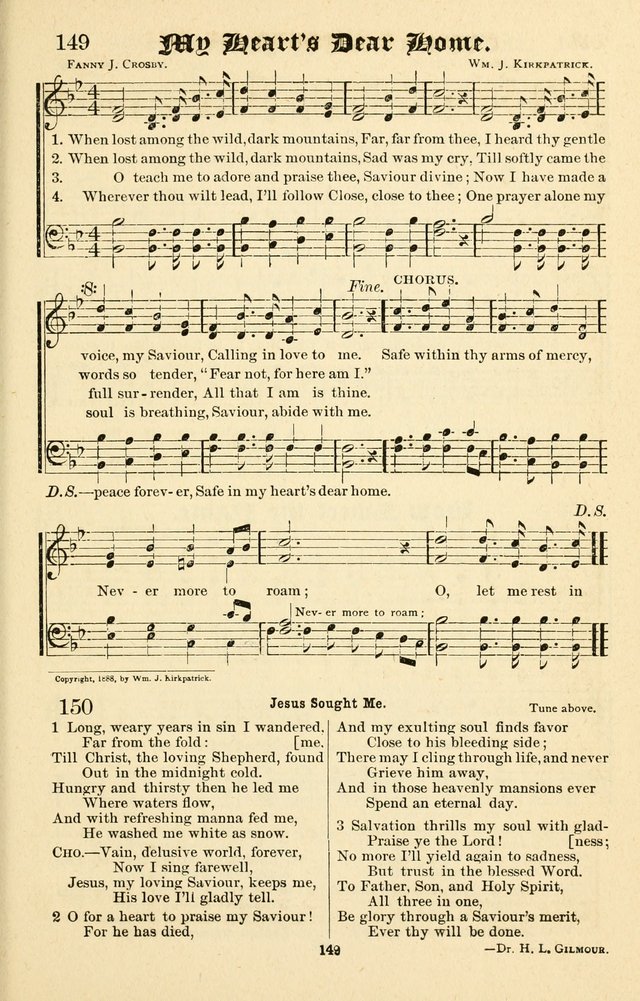 Joyful Sound: a collection of new hymns and music with familiar selections page 151