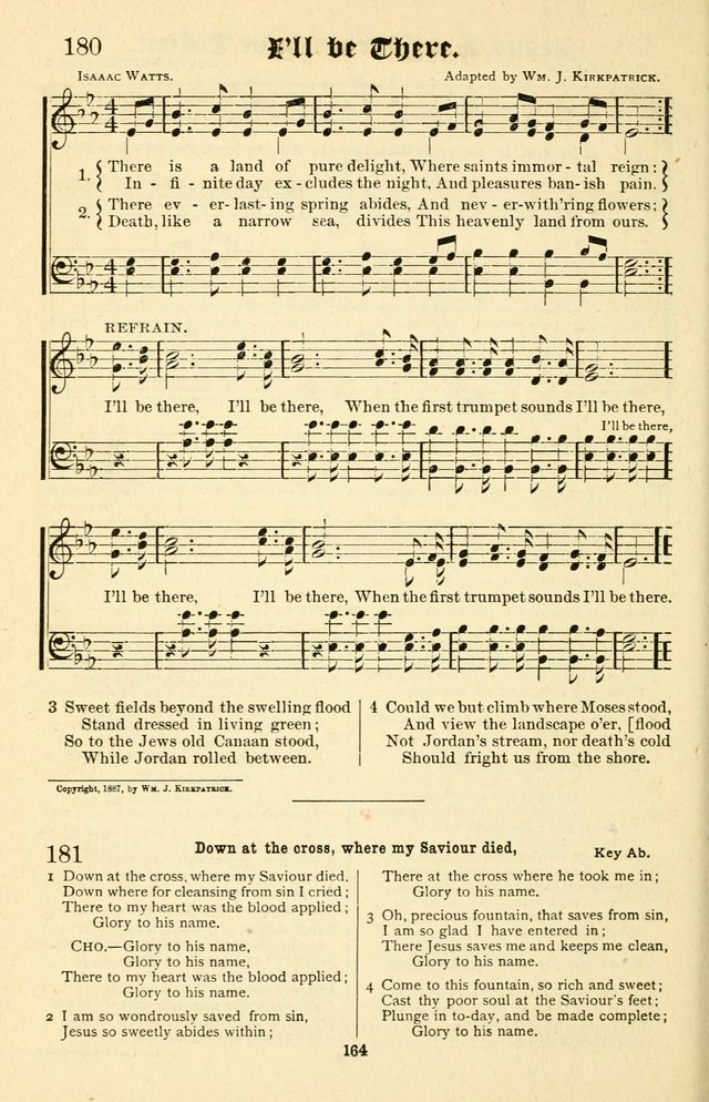 Joyful Sound: a collection of new hymns and music with familiar selections page 166