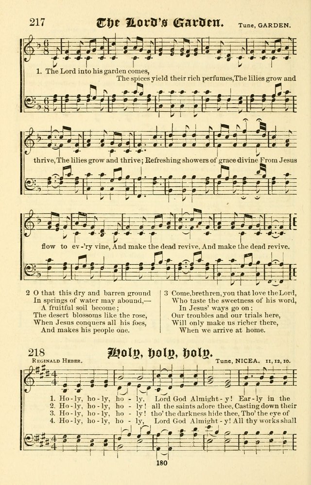 Joyful Sound: a collection of new hymns and music with familiar selections page 182