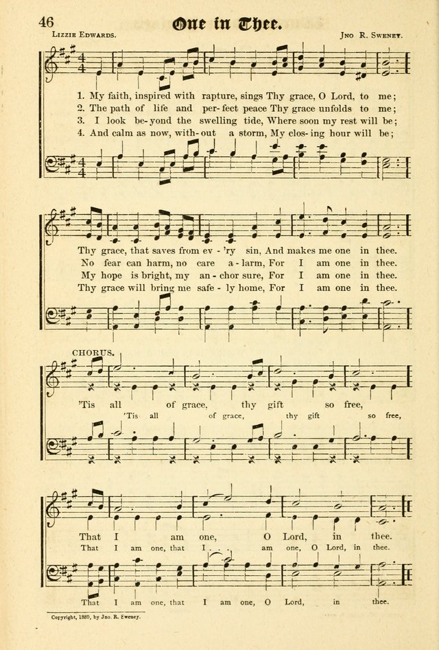 Joyful Sound: a collection of new hymns and music with familiar selections page 46