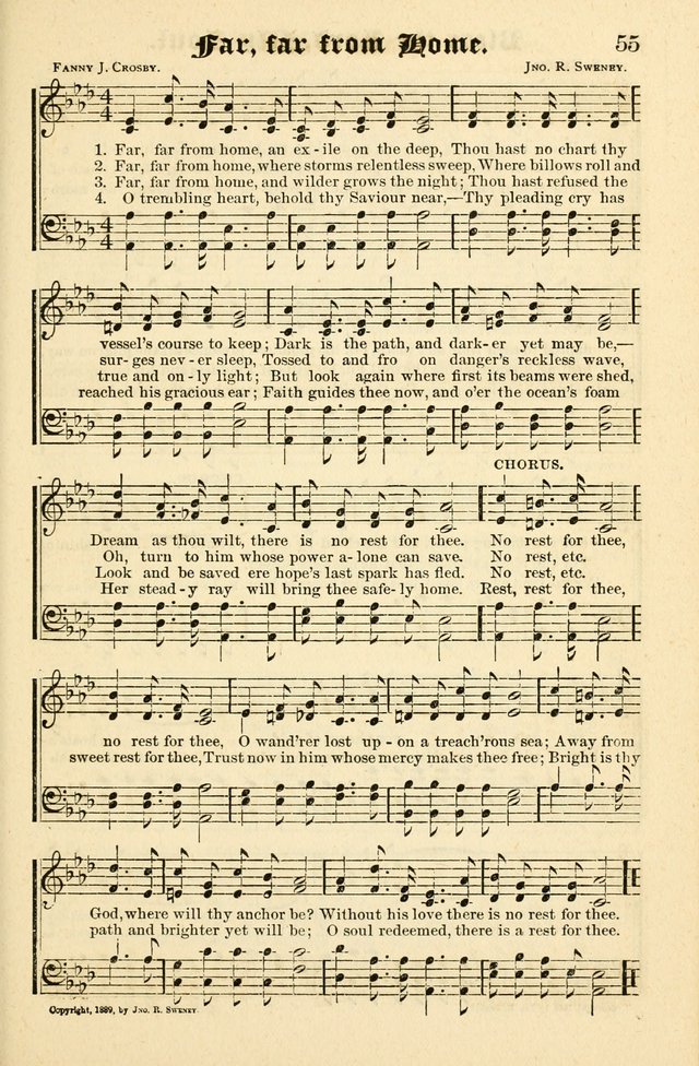 Joyful Sound: a collection of new hymns and music with familiar selections page 55