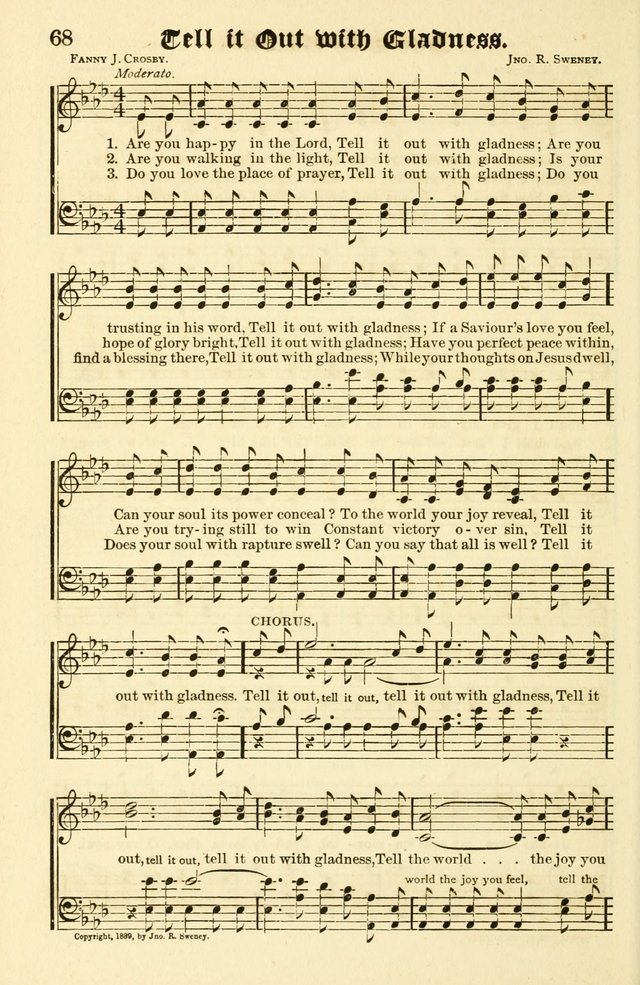 Joyful Sound: a collection of new hymns and music with familiar selections page 68