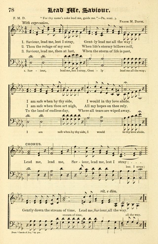 Joyful Sound: a collection of new hymns and music with familiar selections page 78