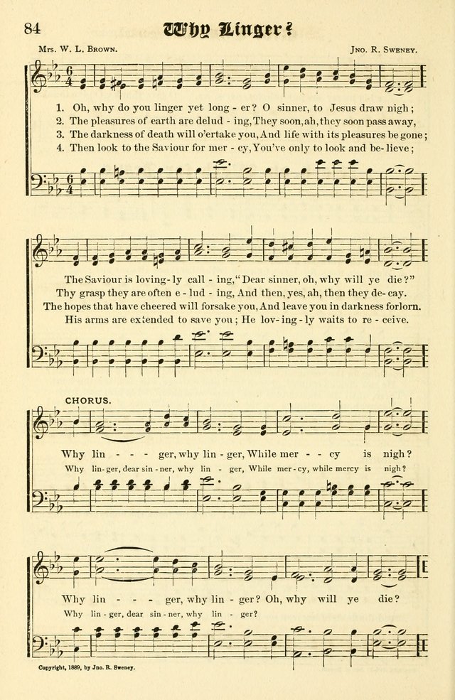 Joyful Sound: a collection of new hymns and music with familiar selections page 84