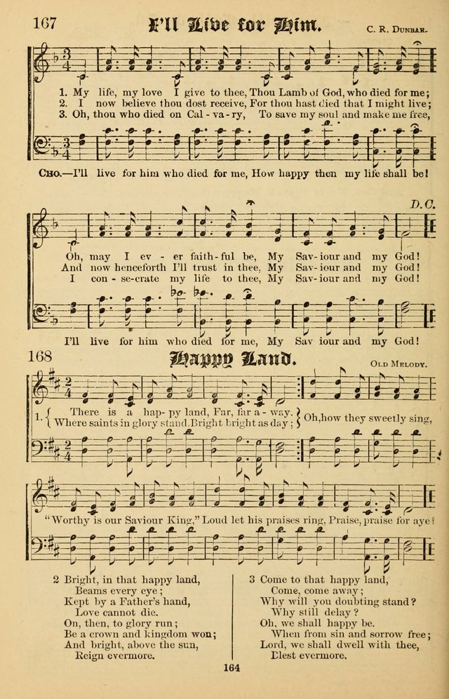 Junior Songs: a collection of sacred hymns and songs; for use in meetings of junior societies, Sunday Schools, etc. page 162