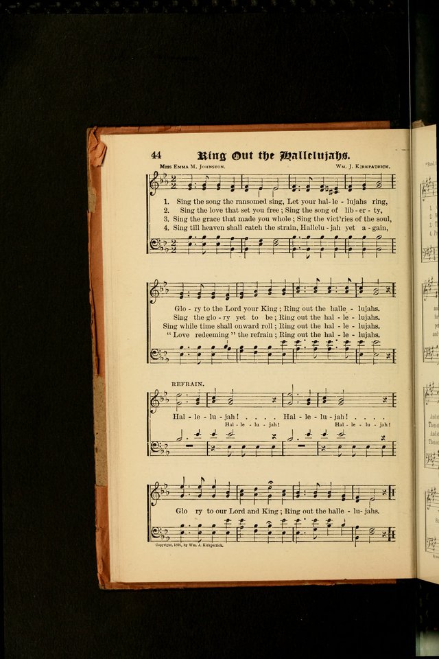 Junior Songs: a collection of sacred hymns and songs; for use in meetings of junior societies, Sunday Schools, etc. page 42