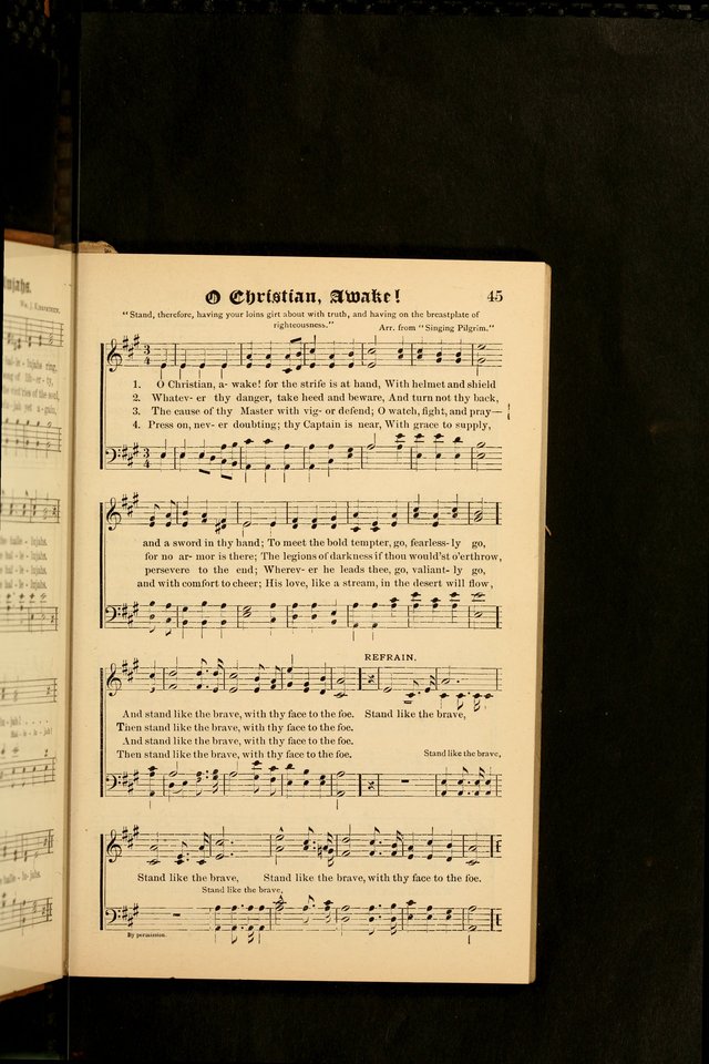 Junior Songs: a collection of sacred hymns and songs; for use in meetings of junior societies, Sunday Schools, etc. page 43