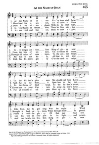 At The Name Of Jesus Hymnary Org