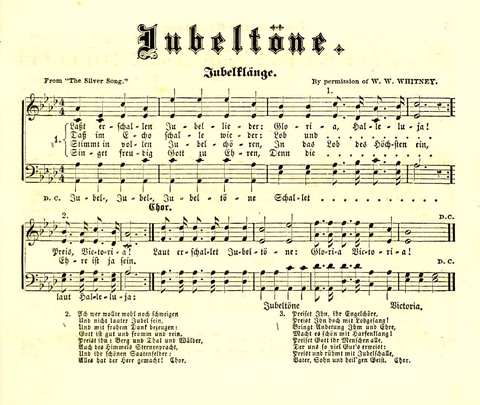 Jubeltöne: für Sonntagschulen und den Familienkreis page 1
