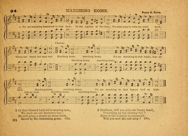The Jewel: a selection of hymns and tunes for the Sabbath school, designed as a supplement to "The Gem" page 101