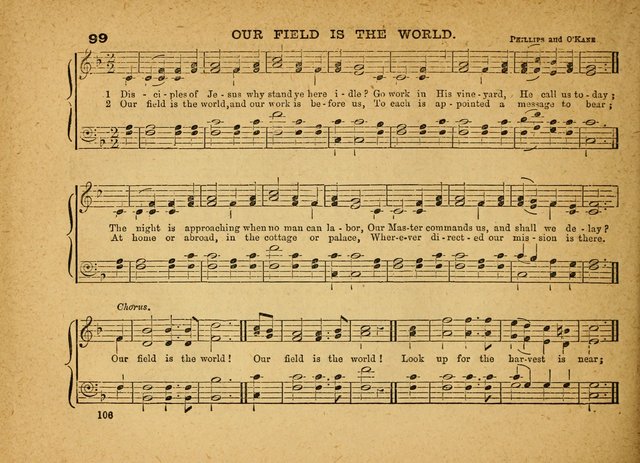 The Jewel: a selection of hymns and tunes for the Sabbath school, designed as a supplement to "The Gem" page 106