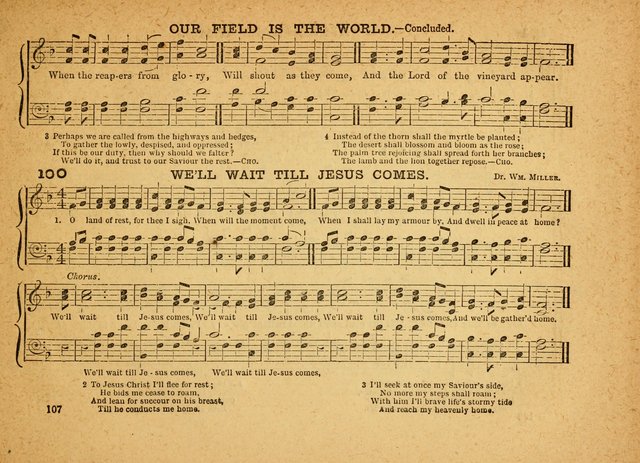 The Jewel: a selection of hymns and tunes for the Sabbath school, designed as a supplement to "The Gem" page 107